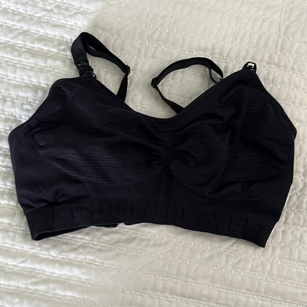 Kindred Bravely Sublime Hands Free Pumping Bra - black - medium busty-